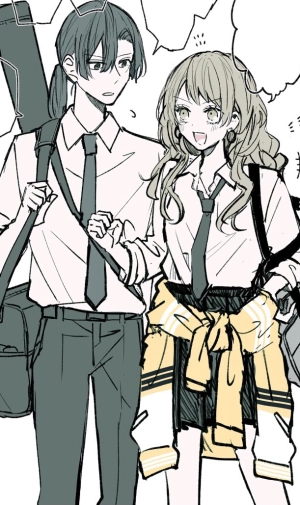 Creative man and woman