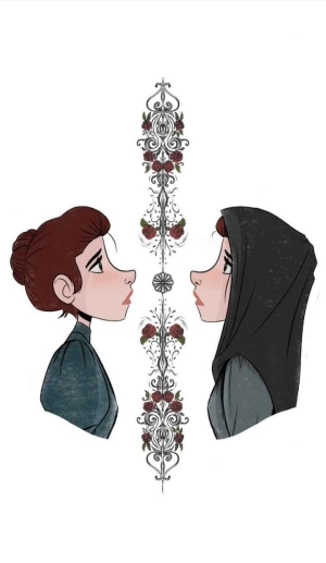  Daisy Amongst the roses