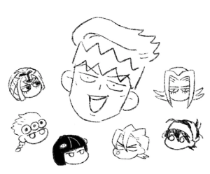 jojo's bizarre adventure: Kishibe Rohan meets team Bucciarati