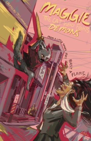 Maggie. the Cat Who Fights Demons